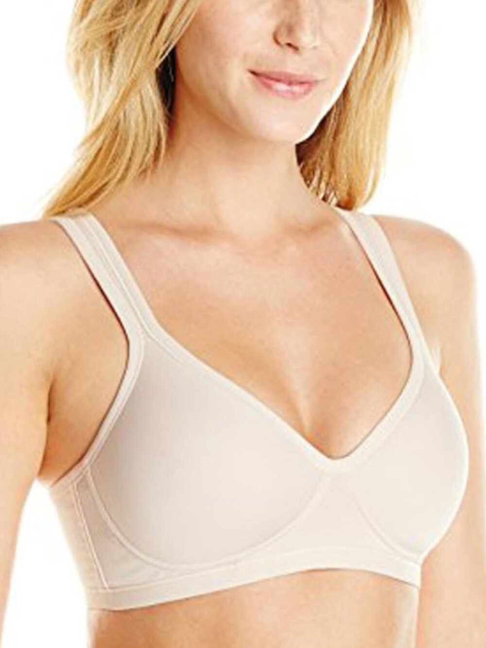Natori 737050 Women's Yogi Wireless Contour Convertible Bra Beige 32B